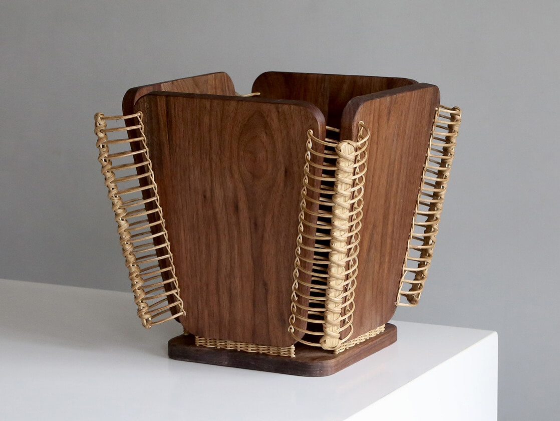 Emily Ridings for Fruktovs Looped Wastebasket